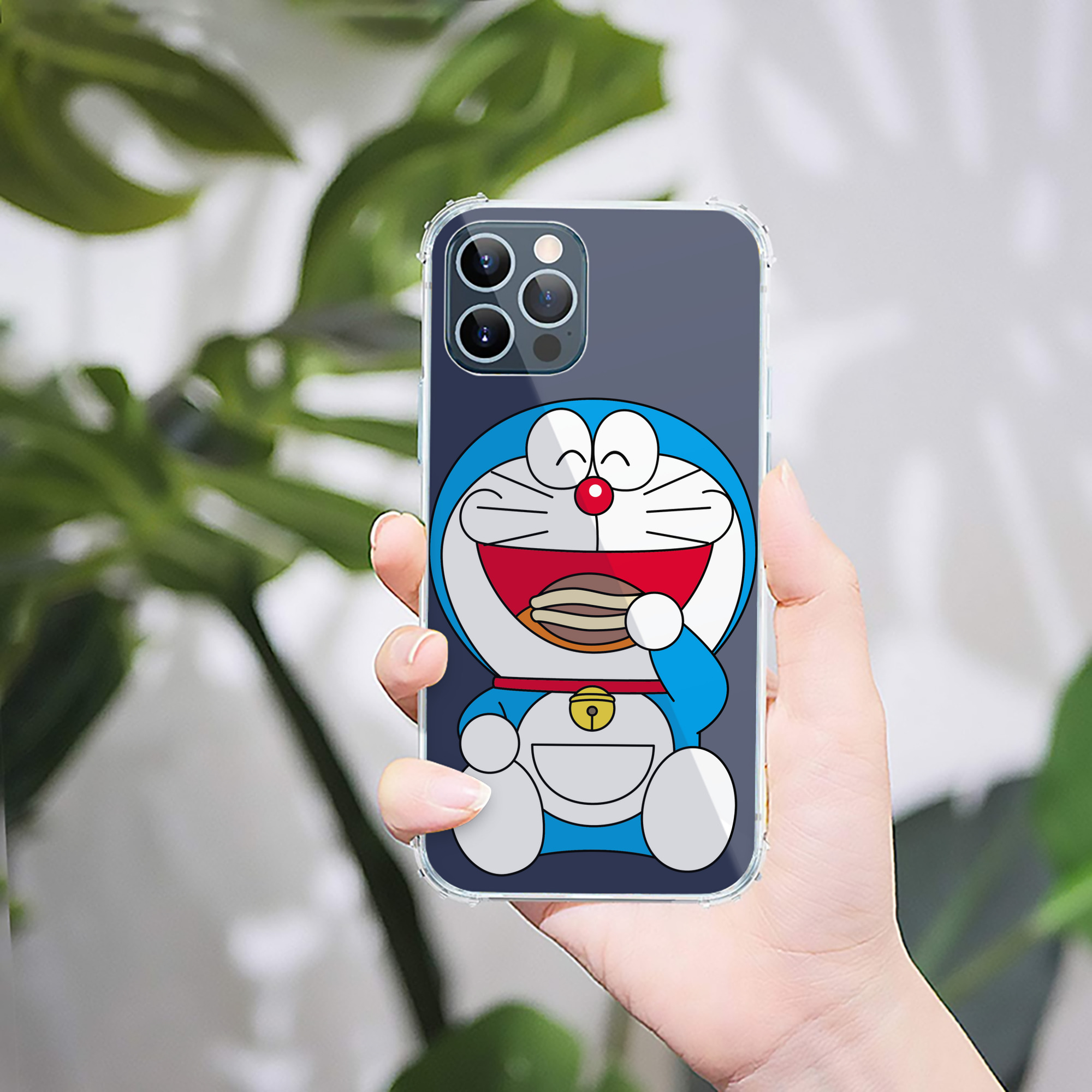 （画像用） ドラえもん Doraemon 【iPhone 12シリーズ対応】透明スマホケース（クリアソフトケース）